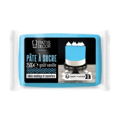 Cerf Dellier Pâte à sucre bleue 250 g