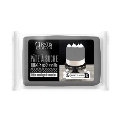 Cerf Dellier Pâte à sucre grise 100 g - DDM 09/24