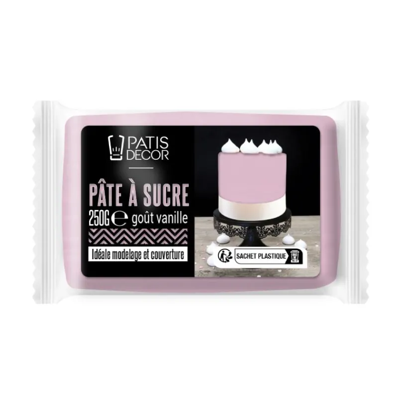 Cerf Dellier Pâte à sucre lilas 250 g - DDM 11/2024