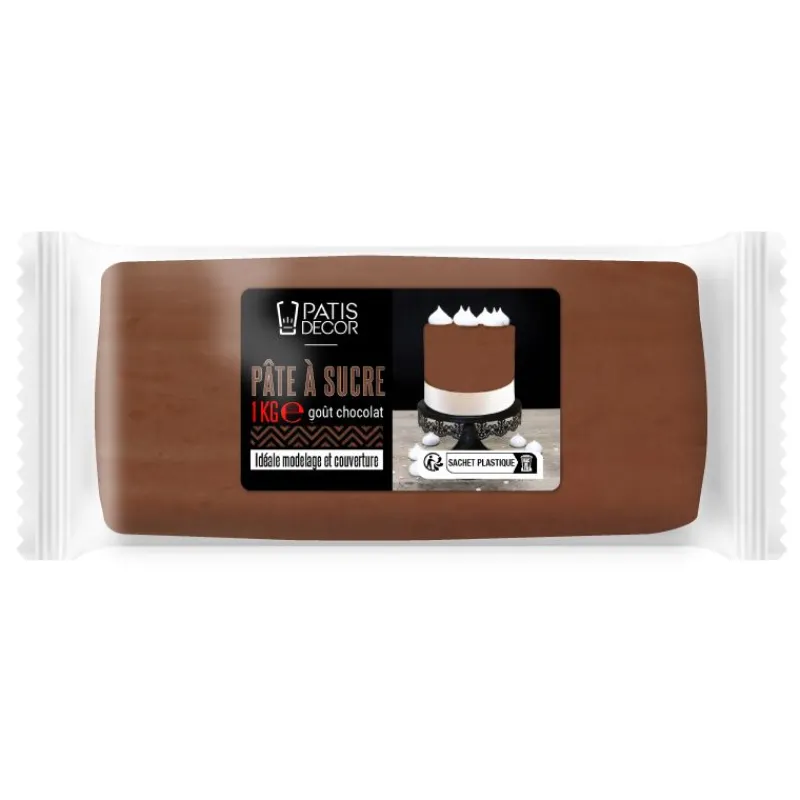 Cerf Dellier Pâte à sucre marron 1 kg