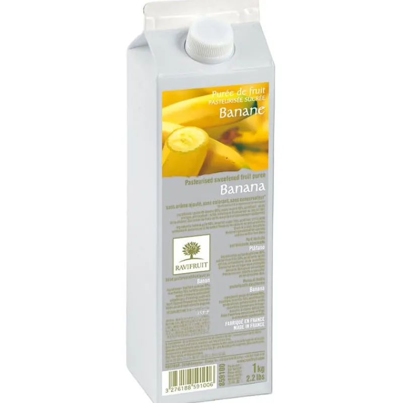 Cerf Dellier Purée de banane Ravifruit 1 kg