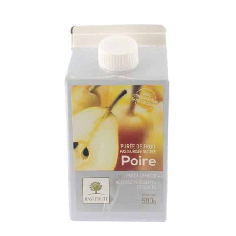 Cerf Dellier Purée de poire Ravifruit 500 g - DDM 01/25