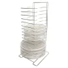 Cerf Dellier Rack pour grilles à pizza inox 15 niveaux jusqu'à 40 cm
