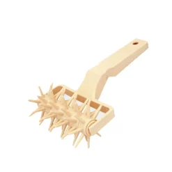 Cerf Dellier Rouleau pique pâte plastique 10 cm