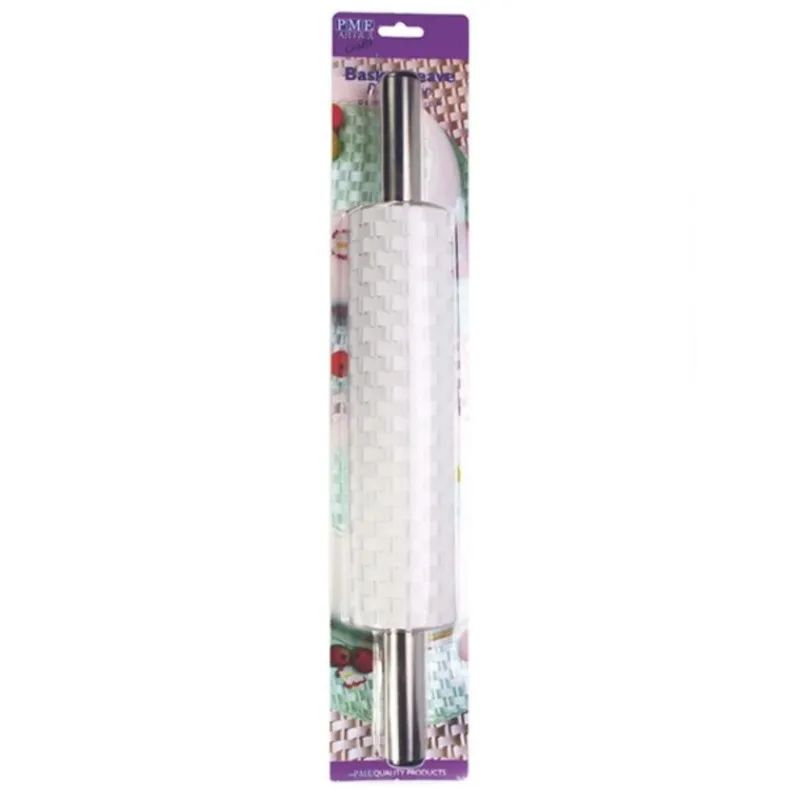 Cerf Dellier Rouleau texture panier 38 cm PME