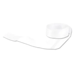 Cerf Dellier Ruban satin blanc largeur 25 mm (5 m)