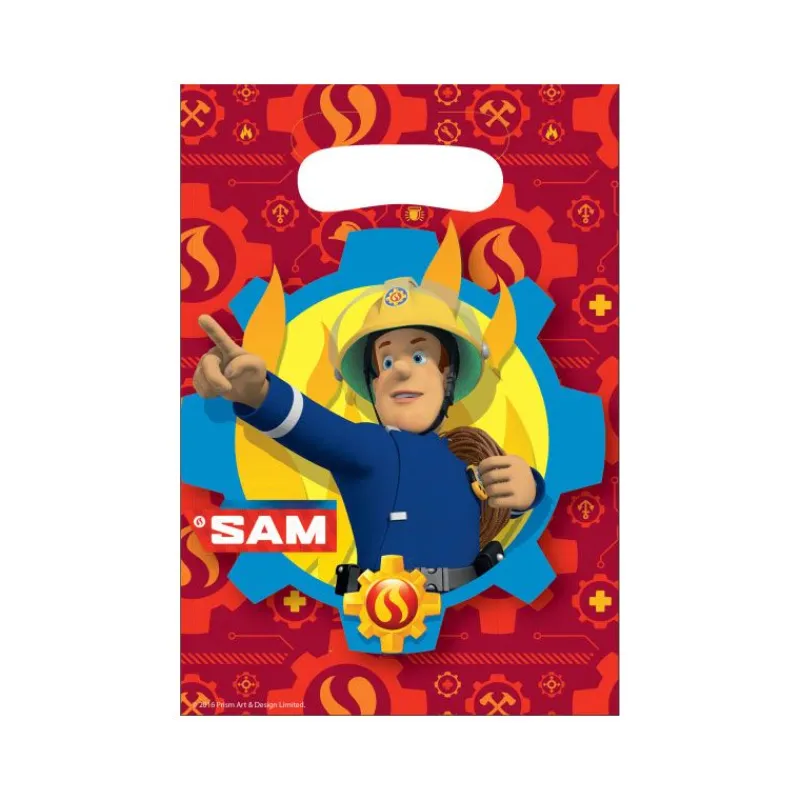Cerf Dellier Sac à confiseries Sam le pompier (x8)