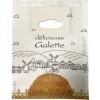Cerf Dellier Sac à galette kraft blanchi (x100)