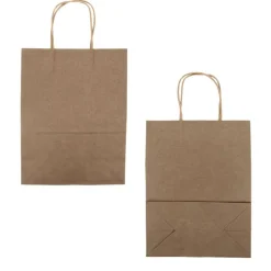 Cerf Dellier Sac en papier kraft - 21x11x27 cm