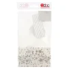 Cerf Dellier Sachets bonbons flocons dorés + liens - 14 x 23 cm (x 10)