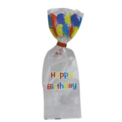 Cerf Dellier Sachets Happy Birthday fond plat + liens (x25)