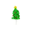 Cerf Dellier Sapin de Noël 3D sur pique
