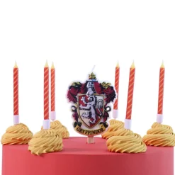 Cerf Dellier Set de 7 bougies d'anniversaire Gryffondor Harry Potter
