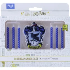 Cerf Dellier Set de 7 bougies d'anniversaire Serdaigle Harry Potter