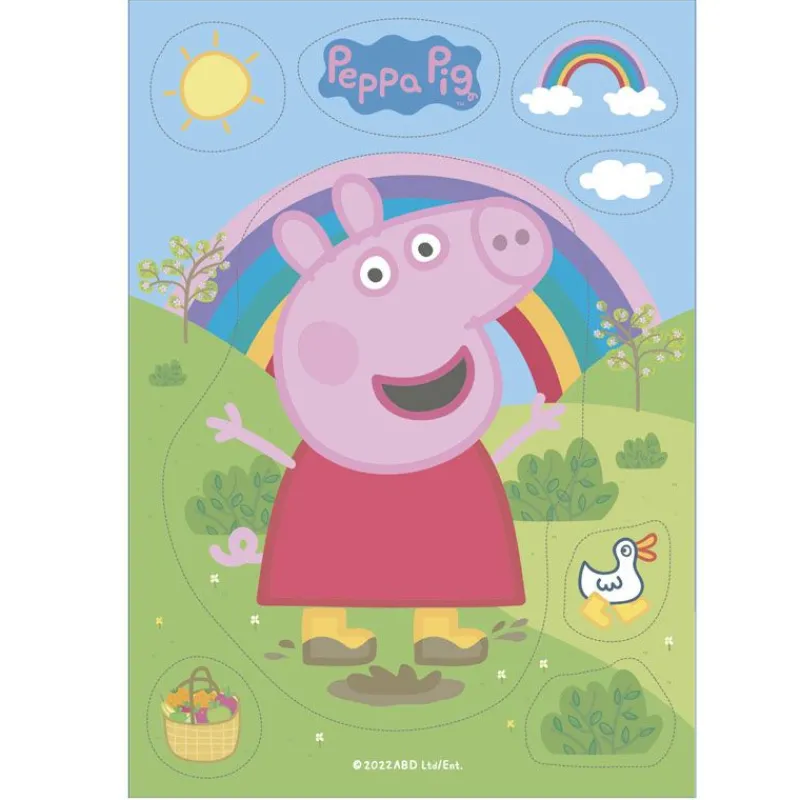 Cerf Dellier Silhouettes en azyme Peppa Pig
