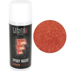 Cerf Dellier Spray colorant effet nacré Cuivre 400 ml