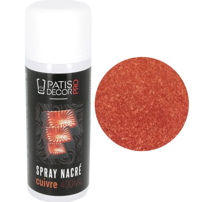 Cerf Dellier Spray colorant effet nacré Cuivre 400 ml