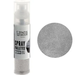 Cerf Dellier Spray de paillettes argenté - 8 g