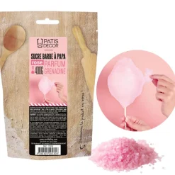 Cerf Dellier Sucre barbe à papa Grenadine 400 g