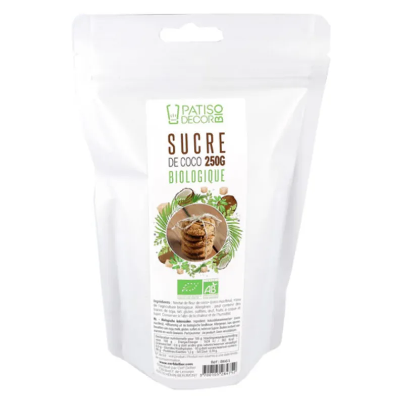 Cerf Dellier Sucre de coco Bio 250g