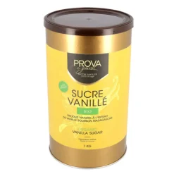 Cerf Dellier Sucre vanillé bio Prova 1 kg - DDM 03/24