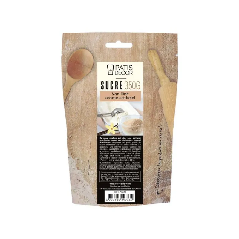 Cerf Dellier Sucre vanilliné 350 g