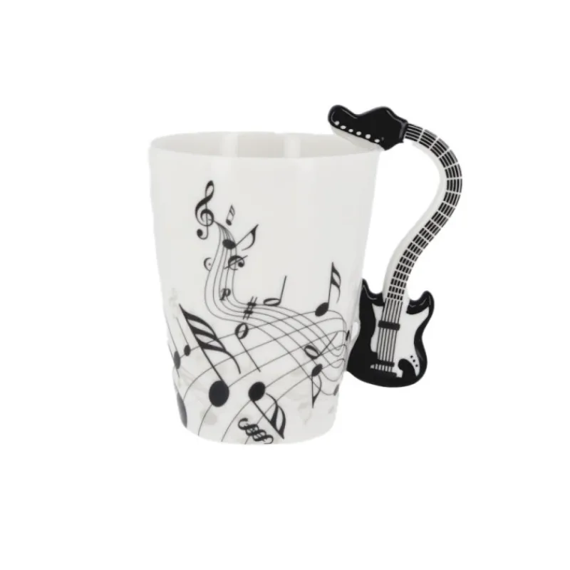 Cerf Dellier Tasse en céramique anse guitare électrique