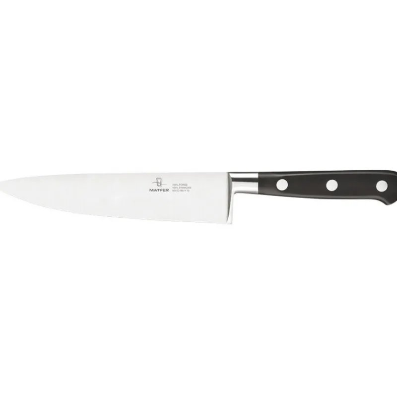 Cerf Dellier Tradition couteau de cuisine forgé monobloc inox 15 cm
