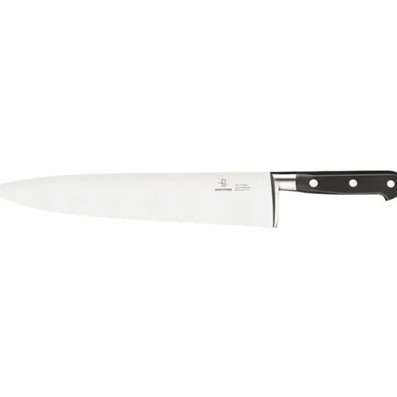Cerf Dellier Tradition couteau de cuisine forgé monobloc inox 30 cm