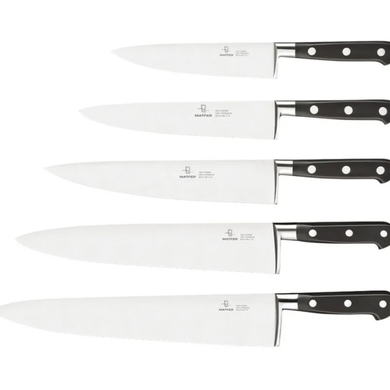 Cerf Dellier Tradition couteau de cuisine forgé monobloc inox 35 cm