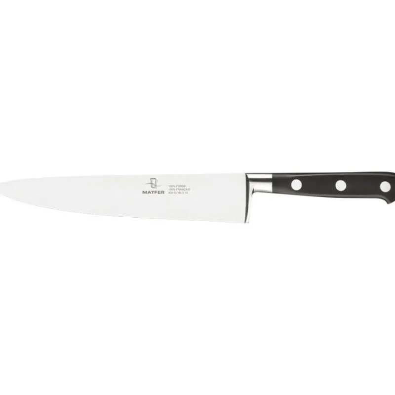 Cerf Dellier Tradition couteau de cuisine forgé monobloc inox 20 cm