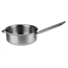 Cerf Dellier Tradition inox sauteuse 28 cm avec anse face à la queue