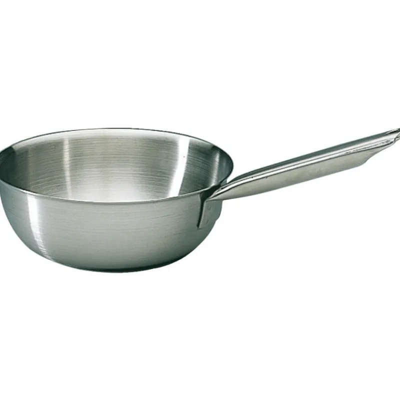 Cerf Dellier Tradition inox sauteuse évasée 28 cm