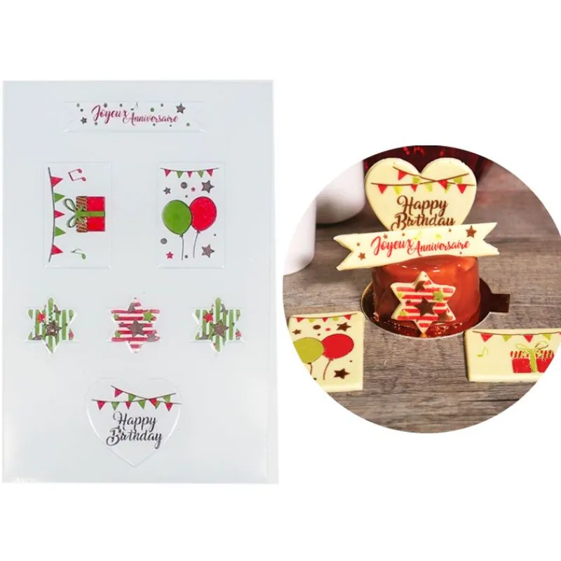 Cerf Dellier Transfert chocolat Anniversaire