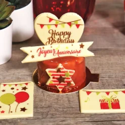 Cerf Dellier Transfert chocolat Anniversaire