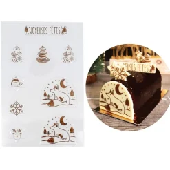 Cerf Dellier Transfert chocolat thème Noël Renard