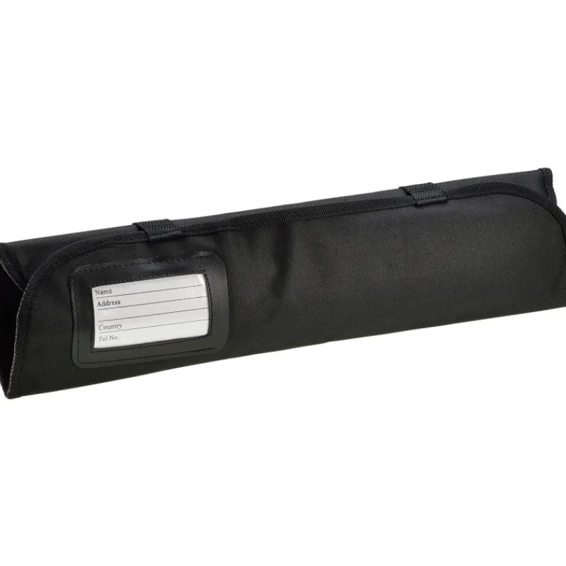 Cerf Dellier Trousse à couteaux 7 pièces en nylon noir