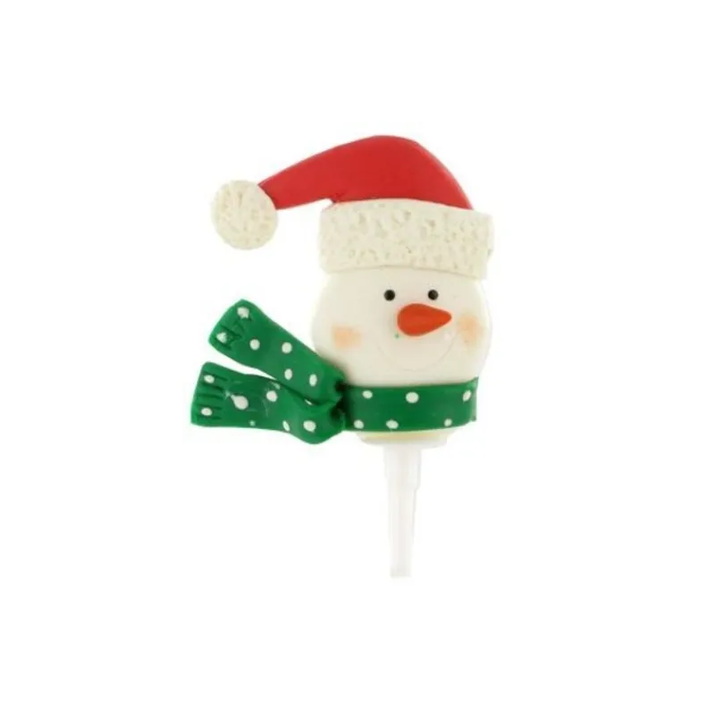 Cerf Dellier Tête bonhomme de neige