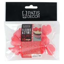 Cerf Dellier Tulipe rouge en azyme (x15)