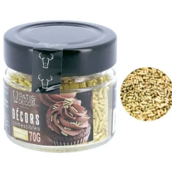 Cerf Dellier Vermicelles comestibles dorés 70 g