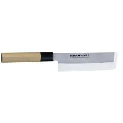 Cerf Dellier Yoshikin Bunmei couteau à légumes usuba inox lame épaisse 18 cm